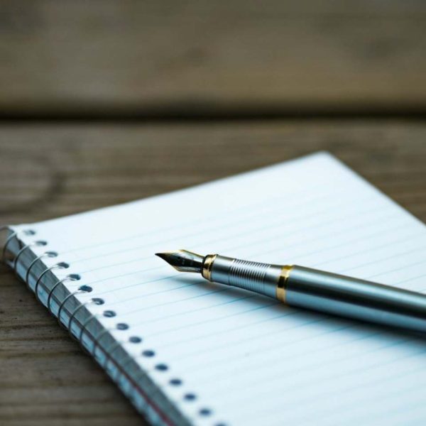 Premium Ruled Notebook & Pen